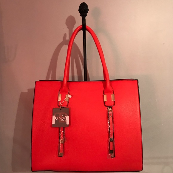 Ruby Collection Coral Classic Handbag - Picture 1 of 7